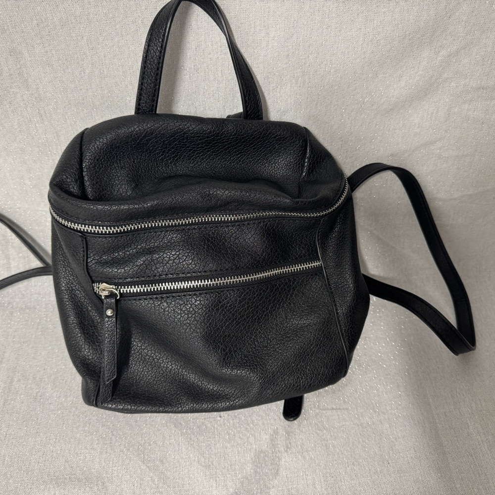 Harlow Black Backpack with Adjustable Straps